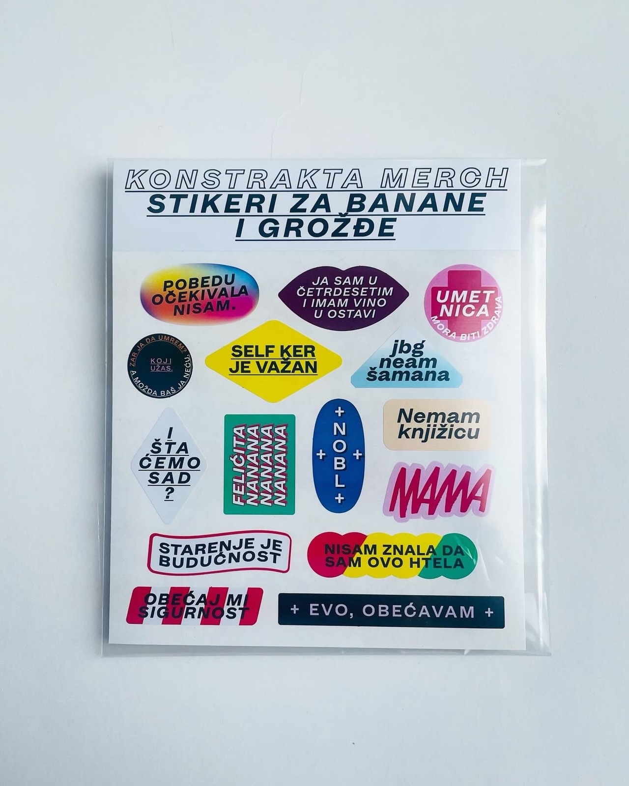 Konstrakta - Stickers for bananas and grapes