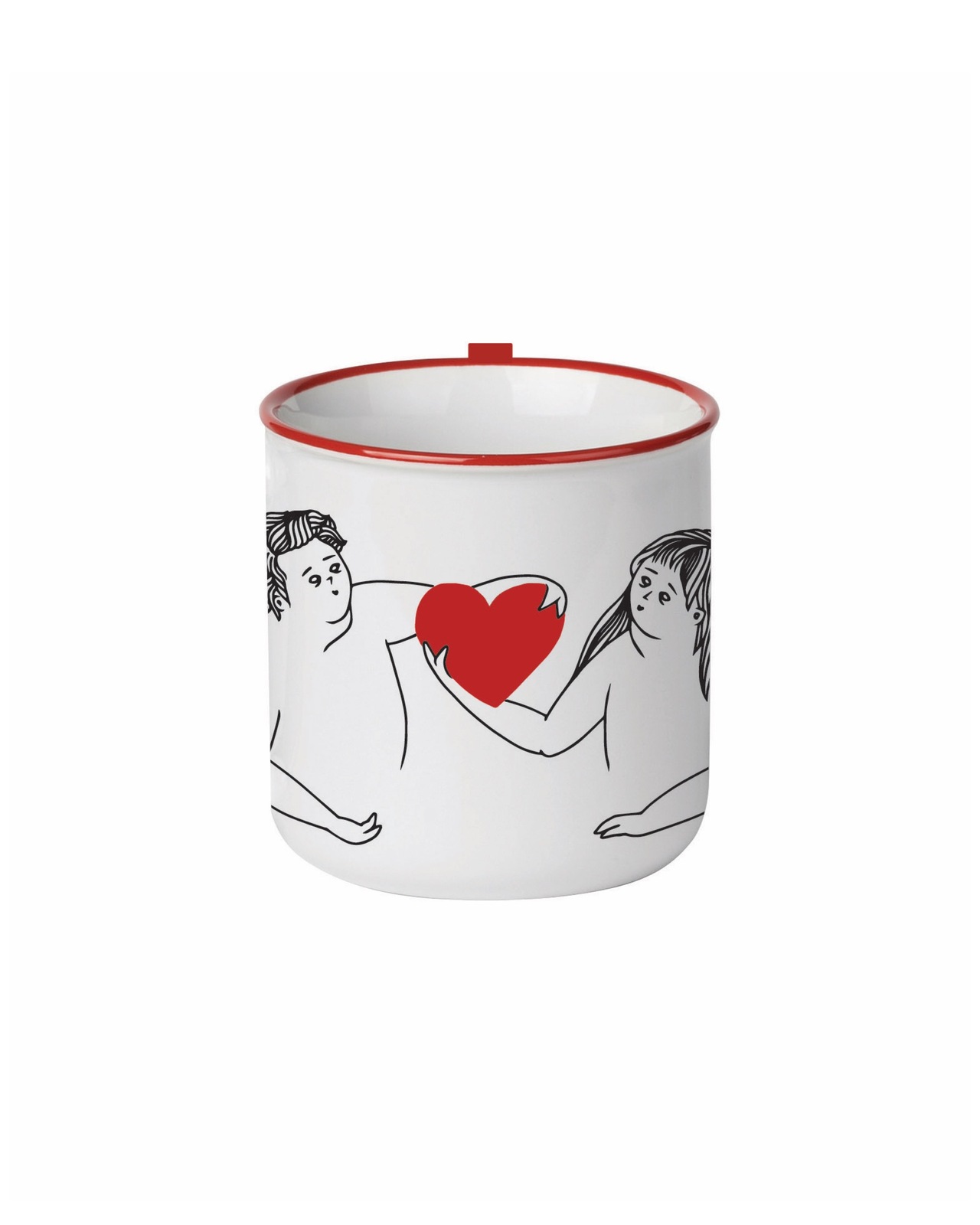 Holding Heart Cup