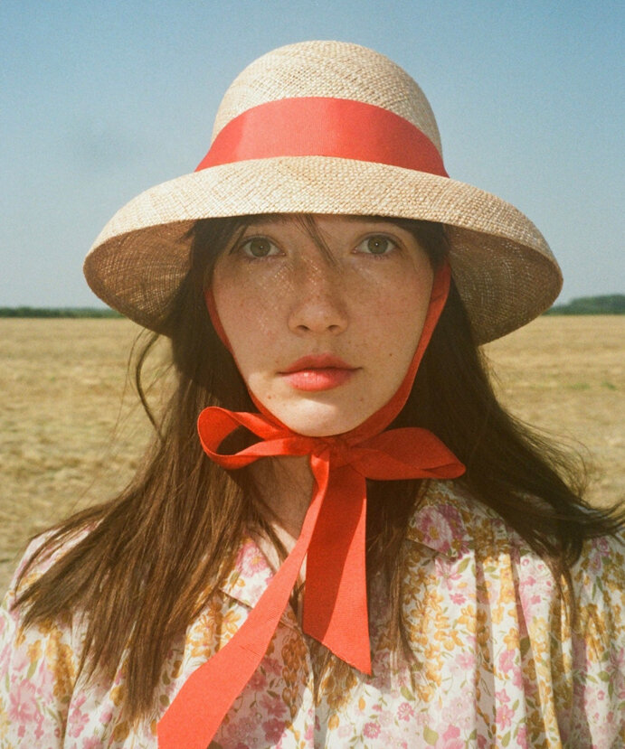 Audrey Raffia Hat