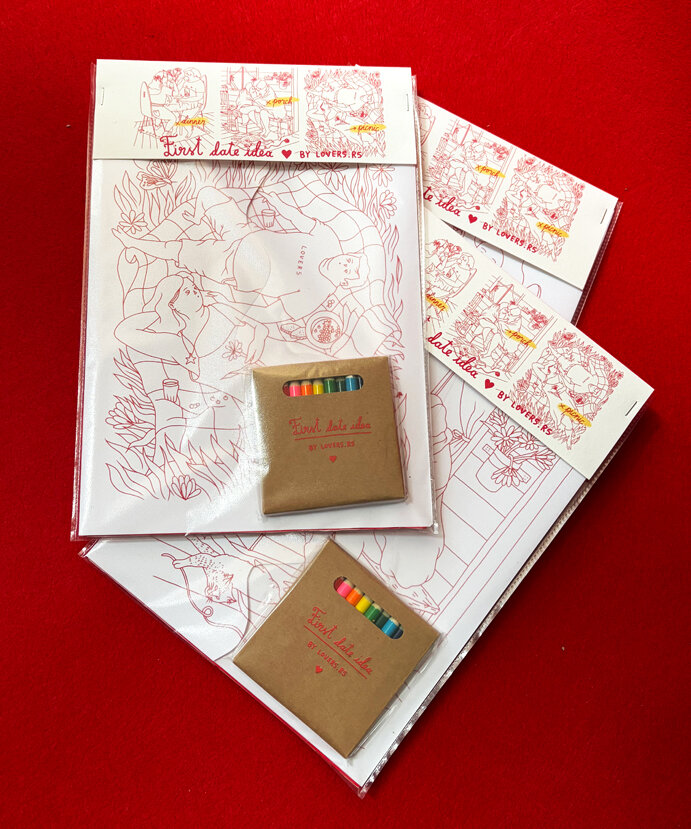 First Date Idea - Coloring for 2